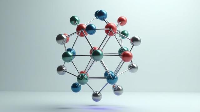 Interaktives 3D-Modell einer komplexen Kristallstruktur